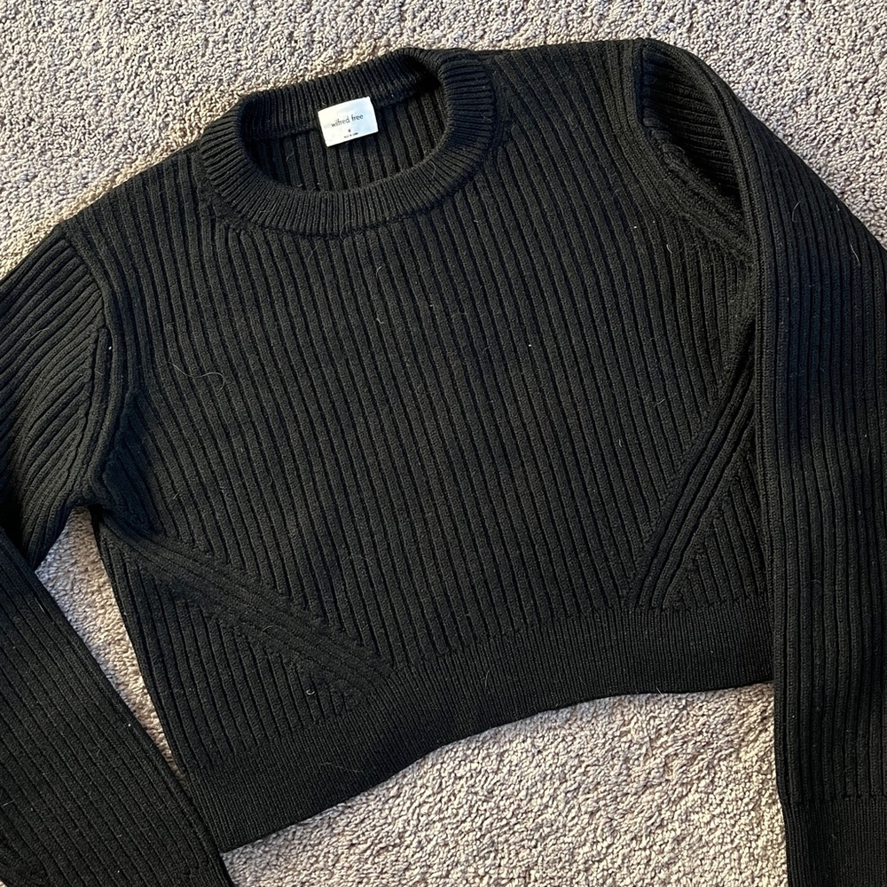 Wilfred Free Ribbed Merino Wool Sweater - Picture 2 of 4